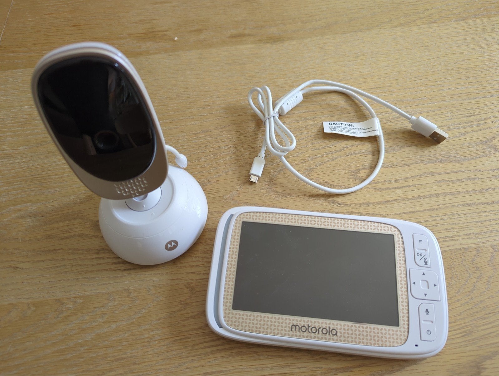 Motorola Comfort Connect 85 Babyfoon met Camera, Kinderen en Baby's, Babyfoons, Ophalen, Zo goed als nieuw, 100 tot 250 meter