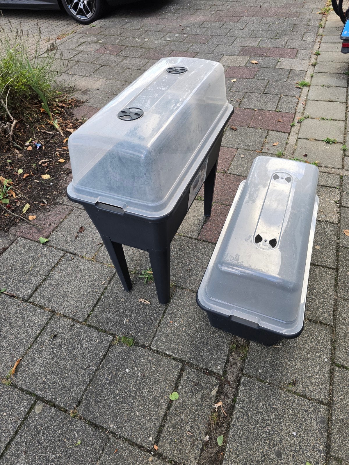 Kweektent / Kweektafel met deksel 2x, Tuin en Terras, Ophalen, Gebruikt, Kweektafel
