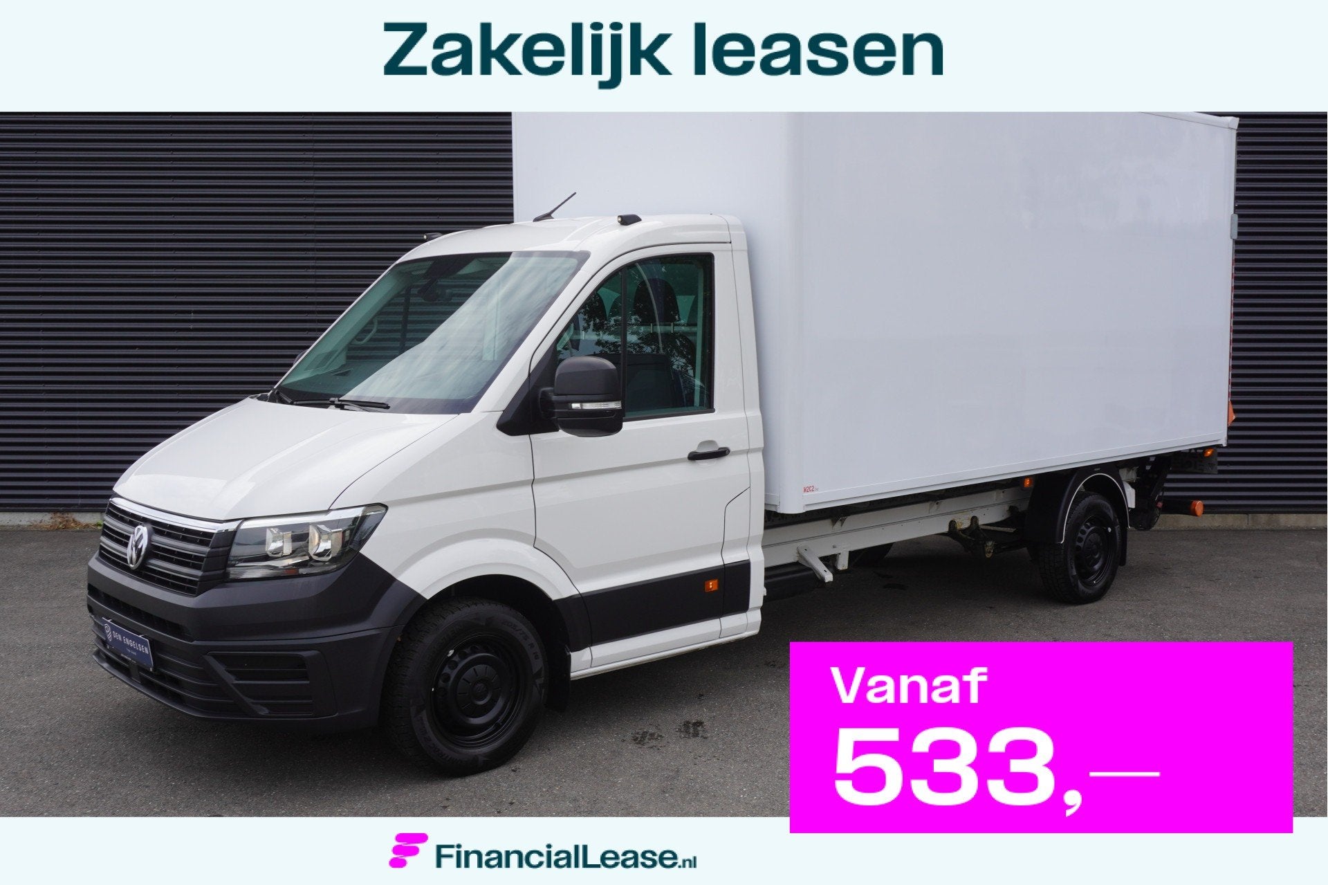 Volkswagen Crafter 140pk Bakwagen Laadklep Zijdeur Apple Car, Voorwielaandrijving, Gebruikt, Euro 6, 4 cilinders