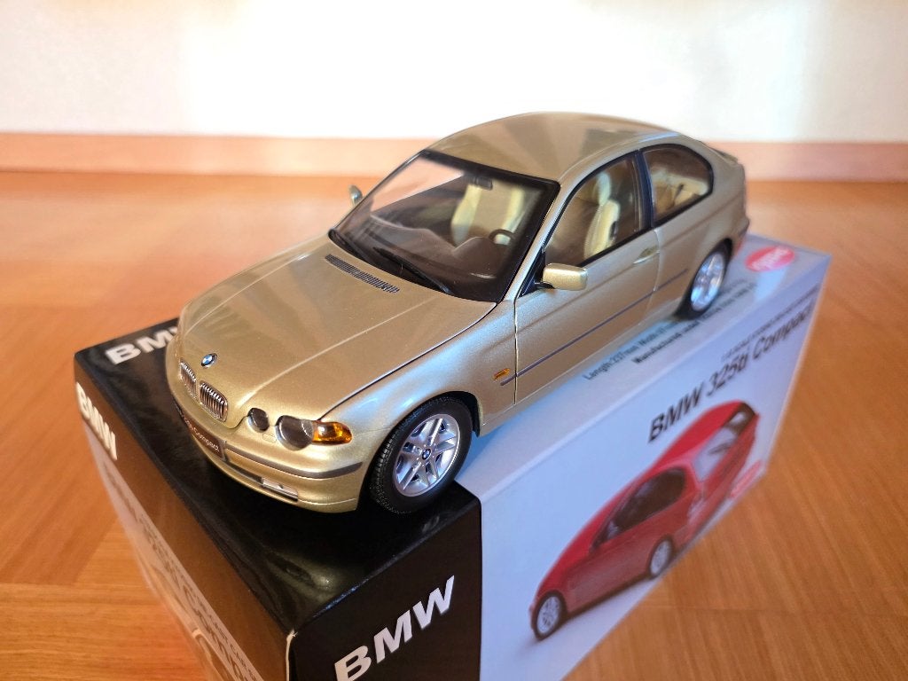 1:18 BMW 325ti E46 Compact Kyosho Green, Verzenden, Gebruikt, Auto, Kyosho