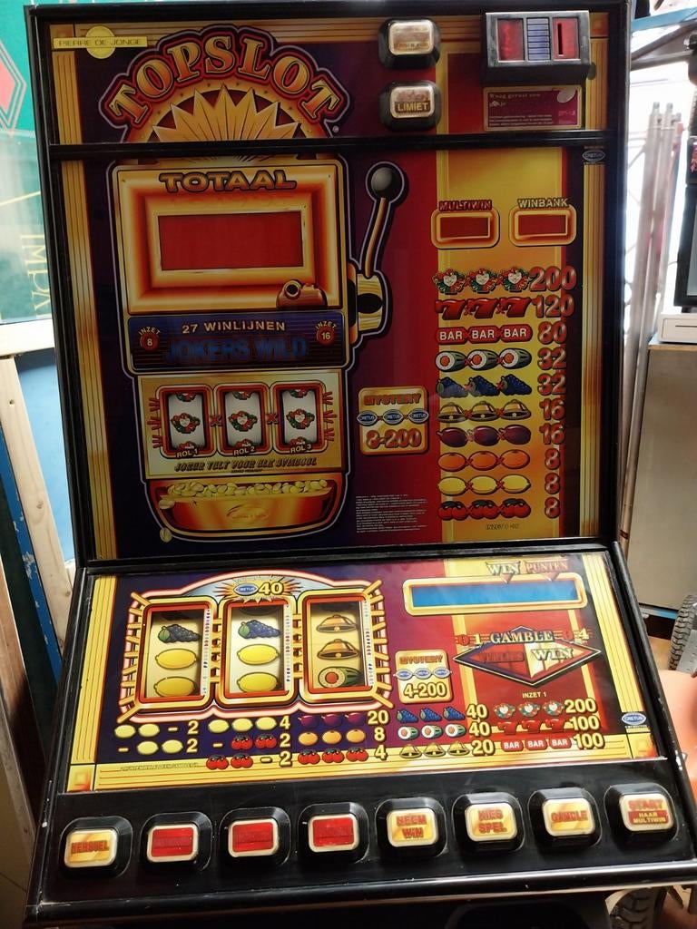 Topslot Gokkast - Klassieke Fruitautomaat - Gereviseerd, Verzamelen, Automaten | Gokkasten en Fruitautomaten, Euro, Ophalen, Gebruikt