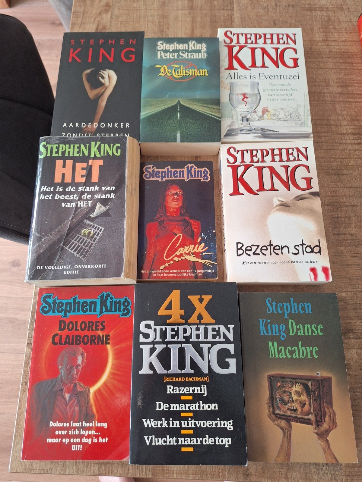 Stephen King Boeken Collectie - 9 Horror & Thriller Romans, Boeken, Ophalen, Gelezen, Stephen King, Nederland