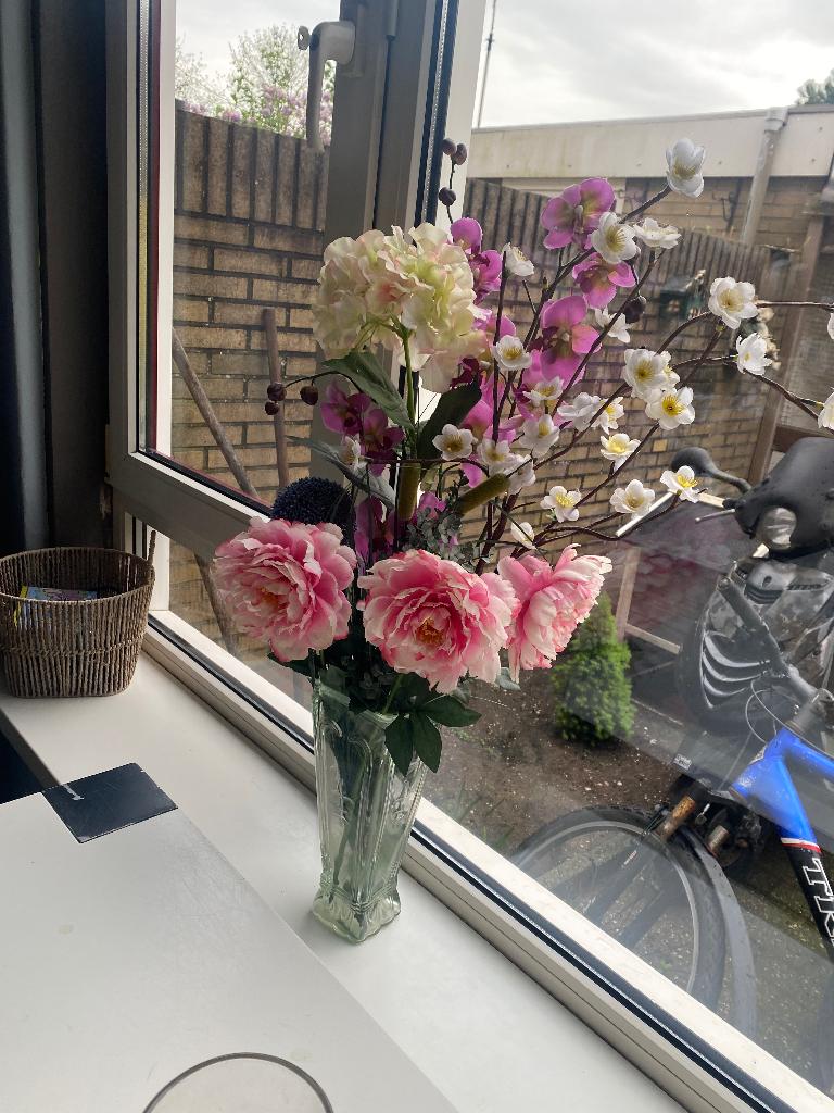 Kunstbloemen, Ophalen, Binnen, Gebruikt, Meerkleurig