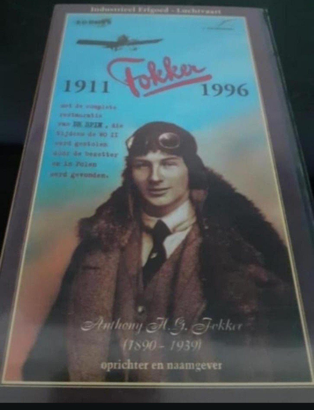 Fokker 1911-1996 Industriële Erfgoed Luchtvaart VHS, Alle leeftijden, Ophalen of Verzenden, Gebruikt