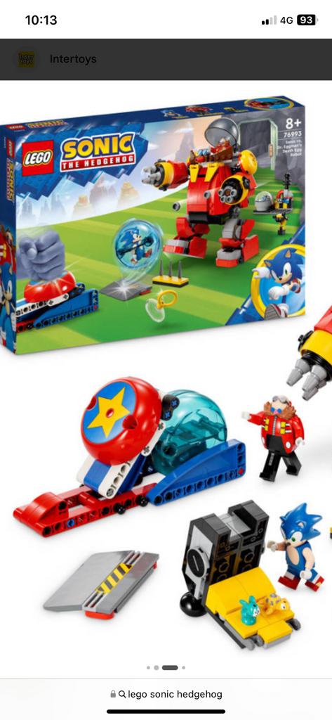 Lego Sonic the Hedgehog 76993, Ophalen of Verzenden, Zo goed als nieuw, Complete set, Lego