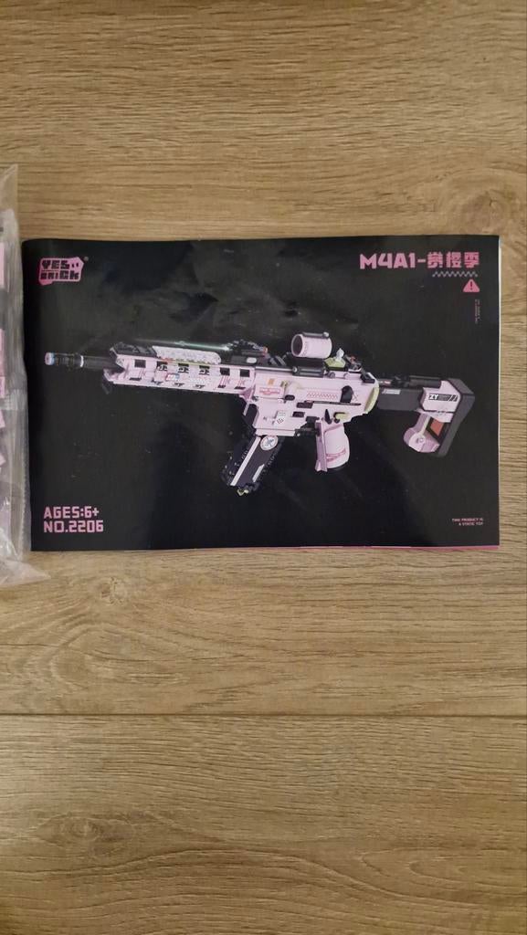 Bouwset M4A1 – 1500+ steentjes – gloednieuw – modelbouw set, Lego, Nieuw, Architecture, Ophalen of Verzenden