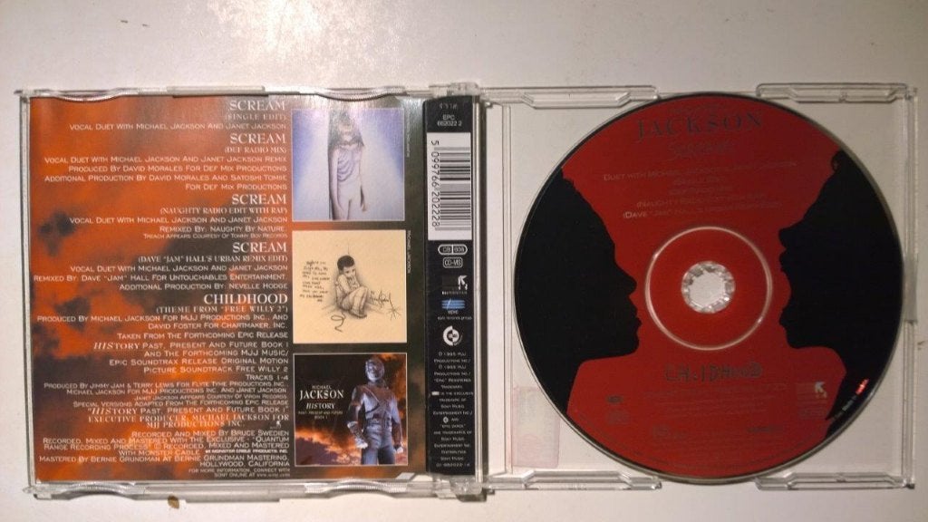 Michael Jackson Duet With Janet Jackson - Scream, Cd's en Dvd's, Ophalen of Verzenden, Zo goed als nieuw, Pop