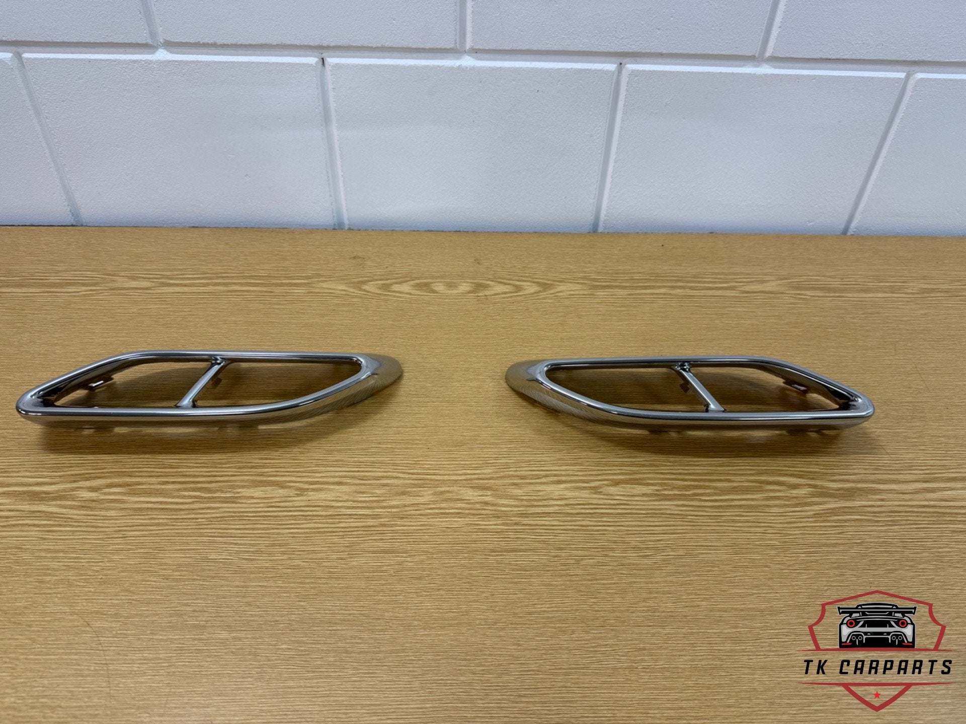 Volkswagen Polo 2G R-line diffuser uitlaat sierstukken, Volkswagen, Volkswagen AG, Nieuw, Achter