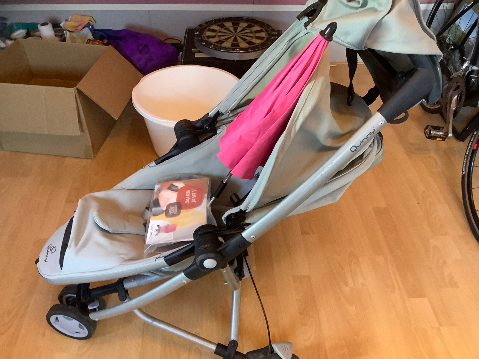 Quinny Zapp Flex Plus Buggy - Lichtgewicht en Compact, Ophalen of Verzenden, Gebruikt, Quinny, Zonnekap