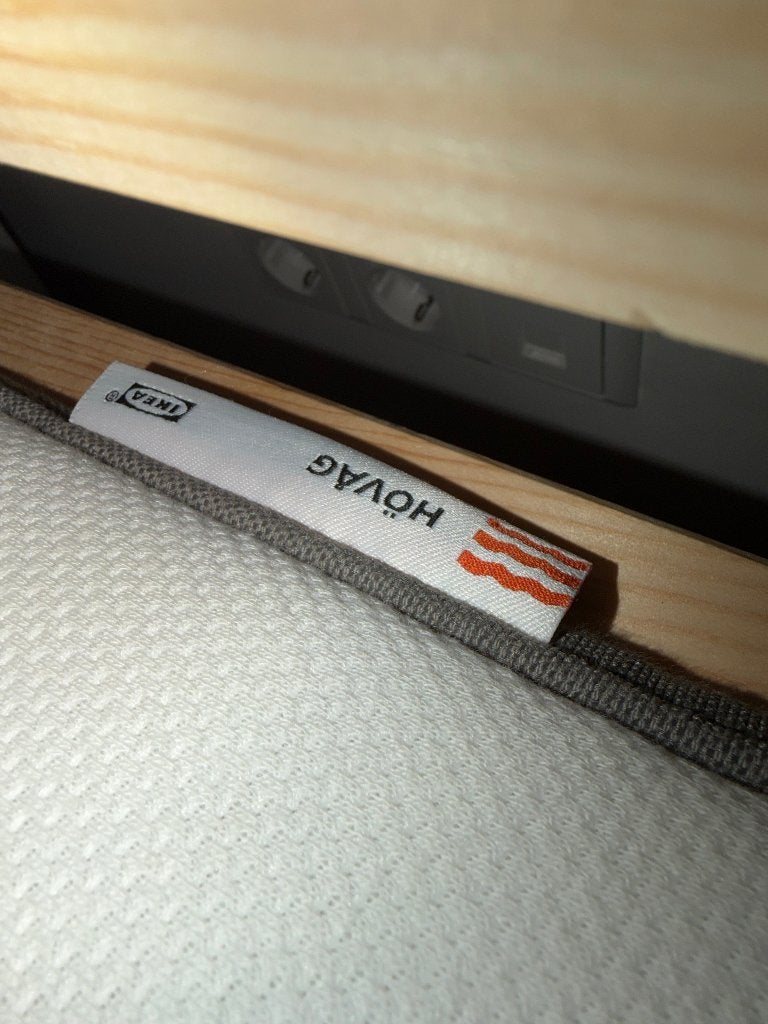Ikea hövag mattas, Ophalen, Gebruikt, Tweepersoons, Matras