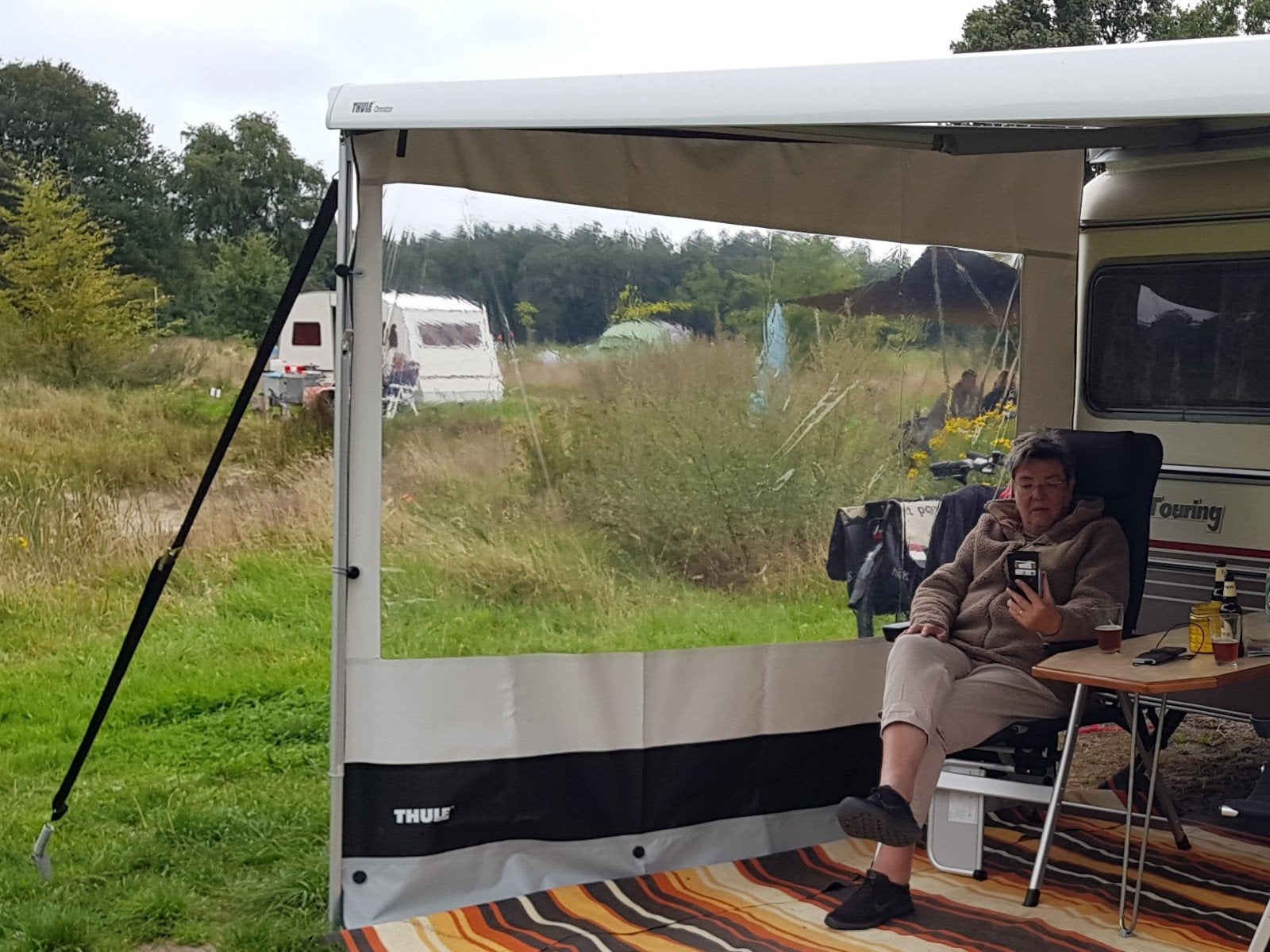 Thule rain blocker zijwand G2 small 2,05-2,24m - uitval 2,50, Ophalen of Verzenden, Gebruikt