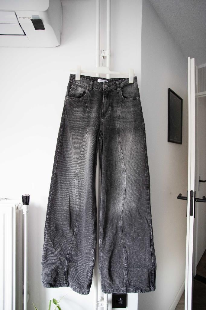 Grijze wide leg jeans Co'Couture maat S, Kleding | Dames, Co'couture, Ophalen of Verzenden, Zo goed als nieuw, W28 - W29 (confectie 36)