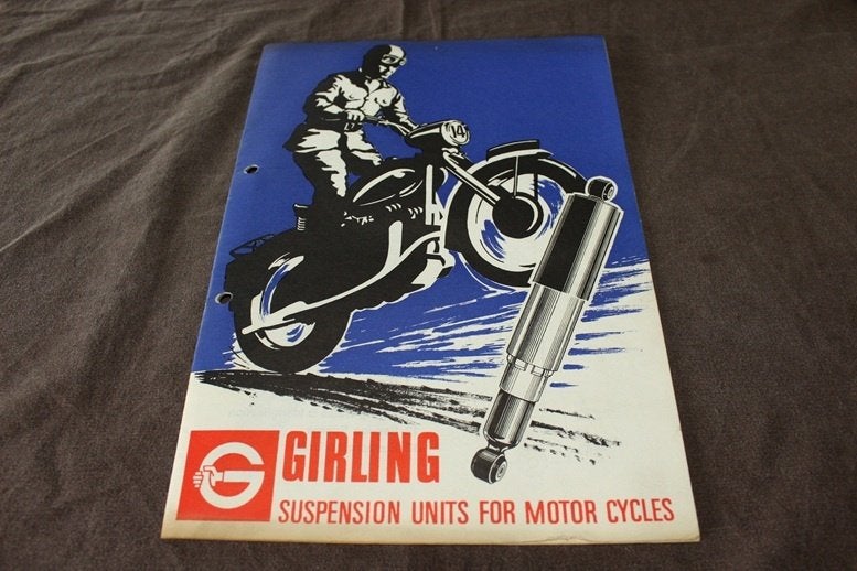 Girling suspensions units for motorcycles 1970 ? brochure, Ophalen of Verzenden, Overige merken