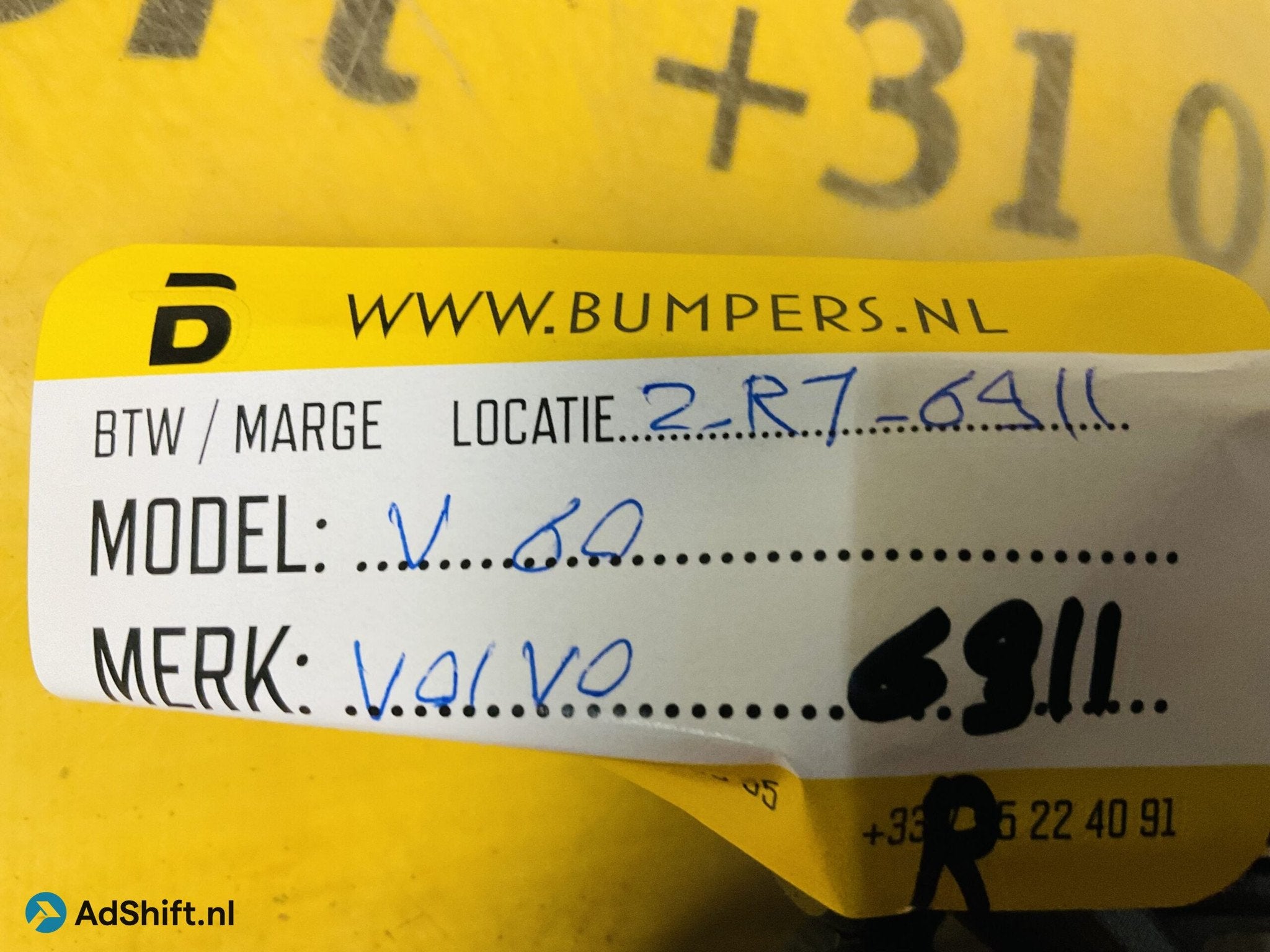 Gril Volvo V60 Rooster Gril 32293970 bumper 2- R7-6911R