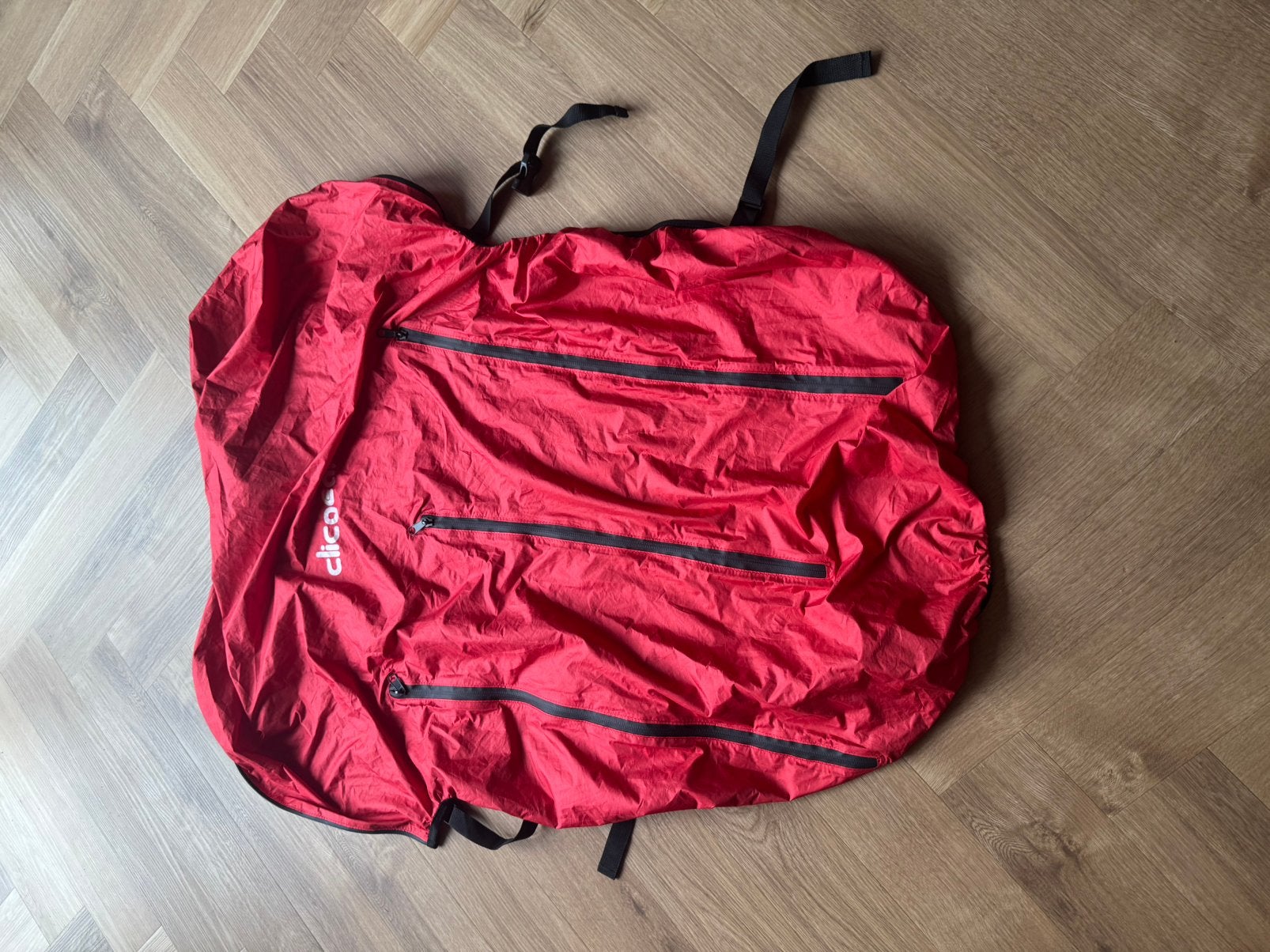 Clicgear regenhoes rood - Zo goed als nieuw, Sport en Fitness, Golf, Ophalen of Verzenden, Zo goed als nieuw, Overige typen, Overige merken