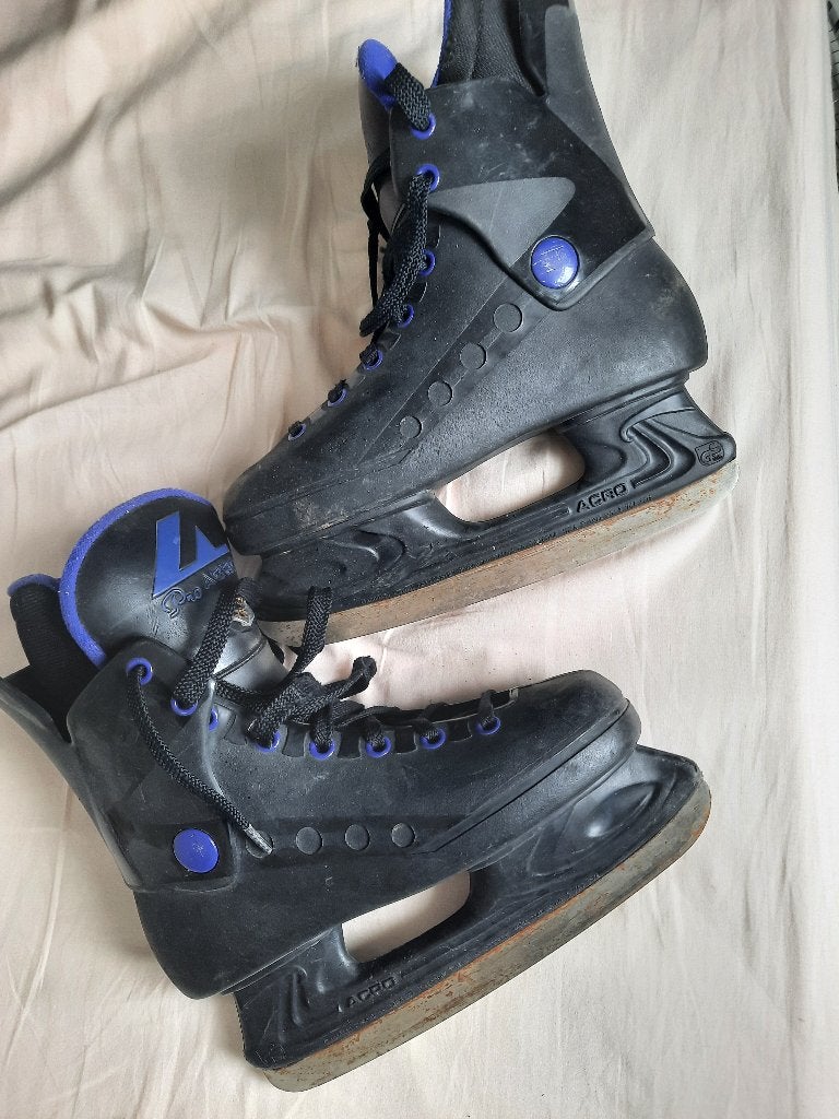 Pro Acro schaatsen paars/zwart maat 38, Gebruikt, Kunstschaatsen, Ophalen, Overige merken