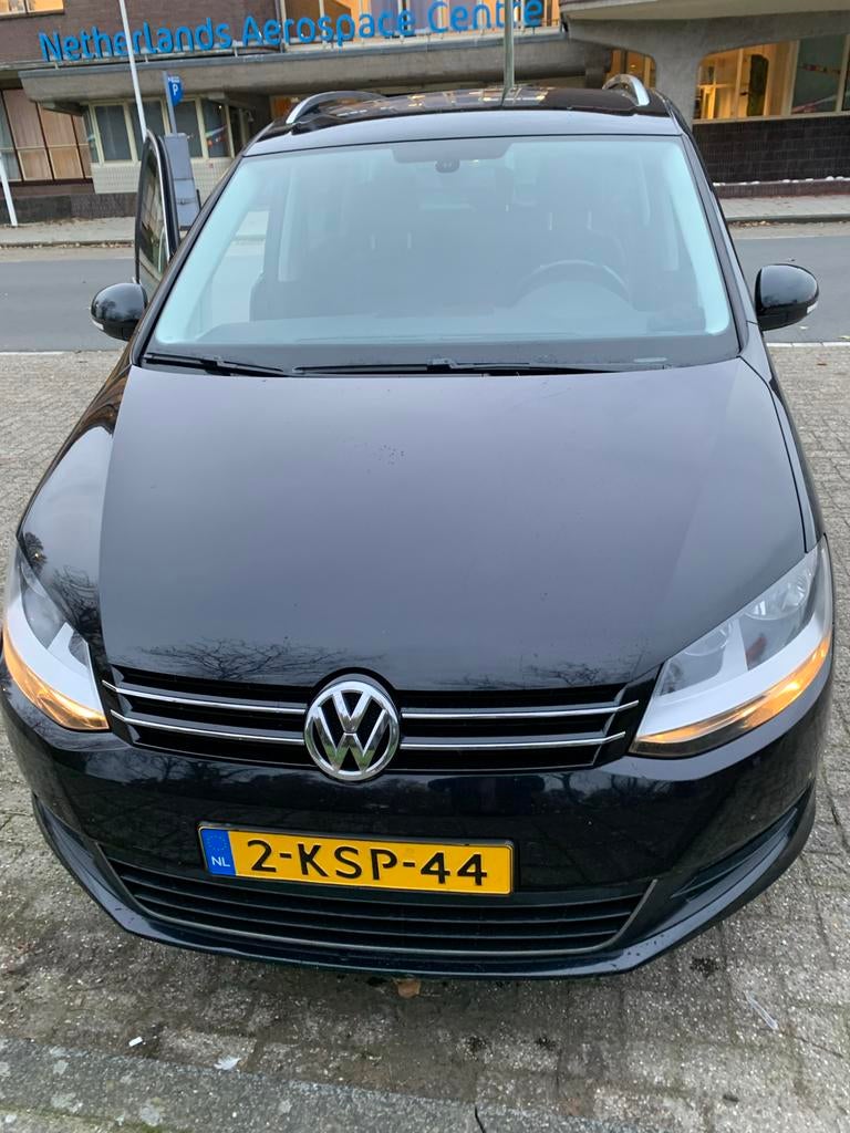 Volkswagen Sharan 2.0 TDI 103KW 2013 Zwart, Auto's, Volkswagen, Voorwielaandrijving, 7 stoelen, Zwart, Origineel Nederlands