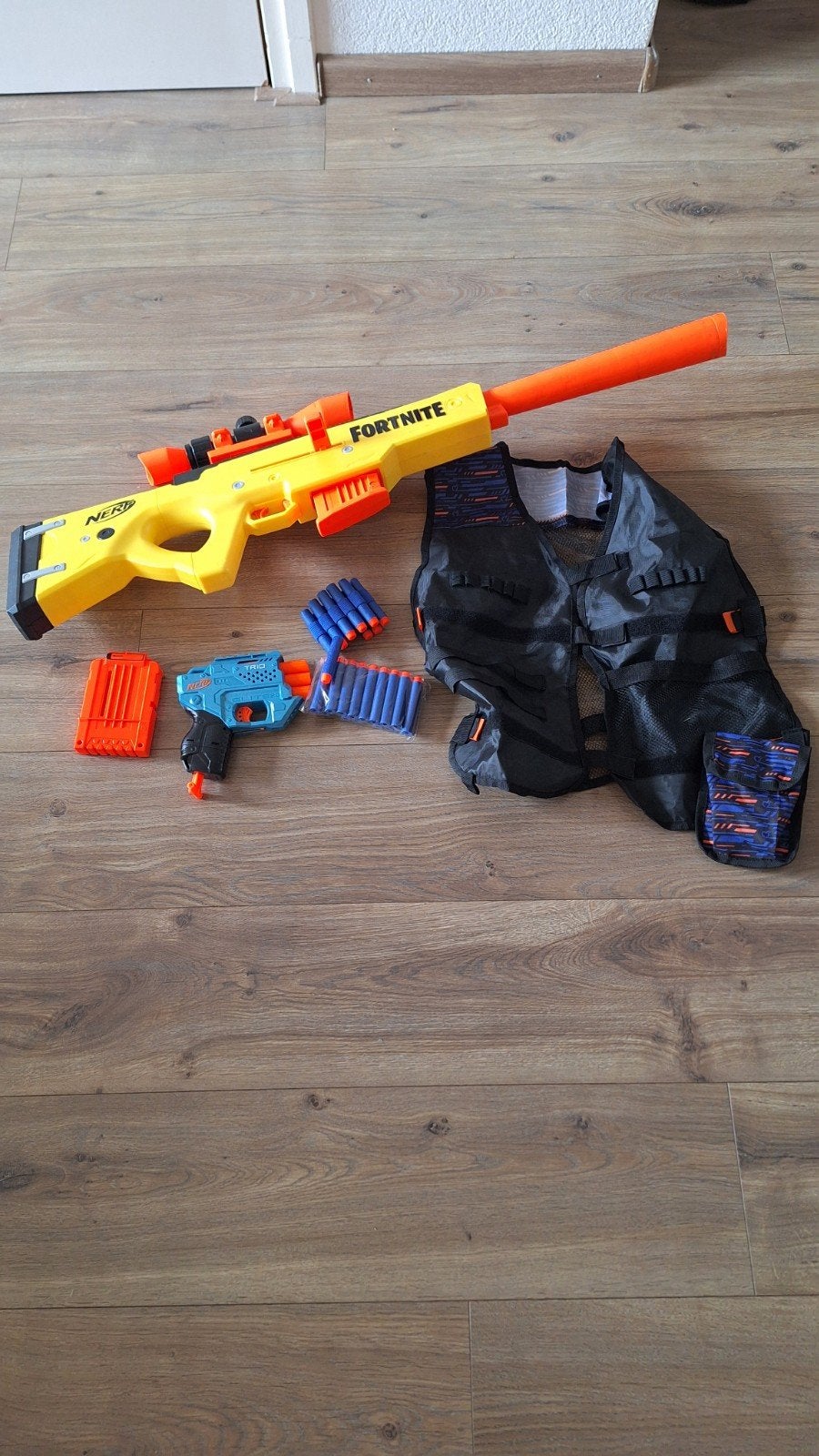 Nerf Fortnite Blaster Set met Vest en Extra Munitie, Ophalen, Gebruikt, Jongen of Meisje