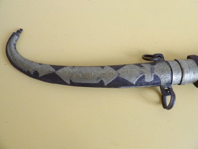 MAROKKAANSE KOUMAYA DOLK MET SCHEDE, Ophalen of Verzenden, Landmacht, Overige gebieden, Mes of Dolk