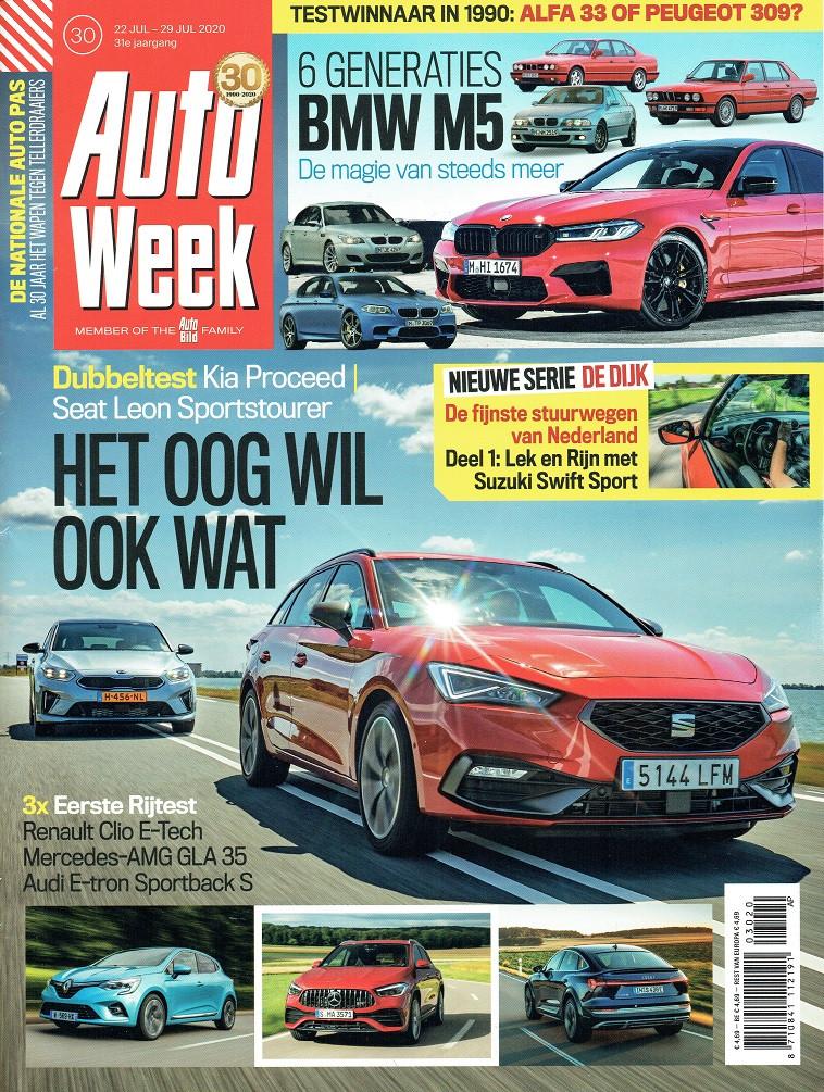 Autoweek 2020 nr. 30 (o.a. Kia Proceed & Seat Leon ST), Verzenden, Gelezen, Algemeen