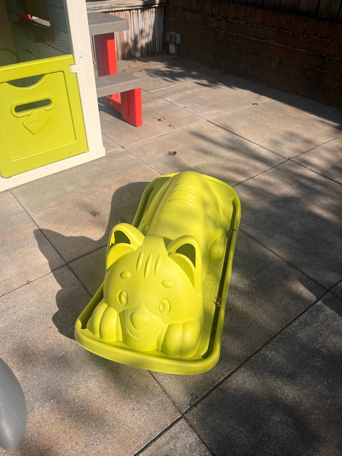 Smoby Cat Rocker Schommelstoel wipwap Groen, Ophalen, Zo goed als nieuw