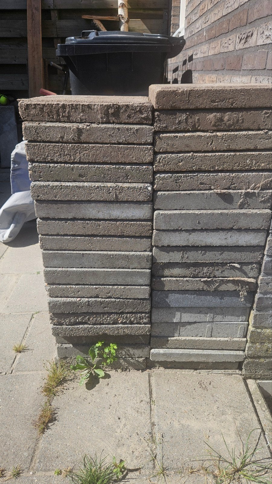 Gebruikte stoeptegels, Ophalen, Gebruikt, 5 tot 10 m², Beton