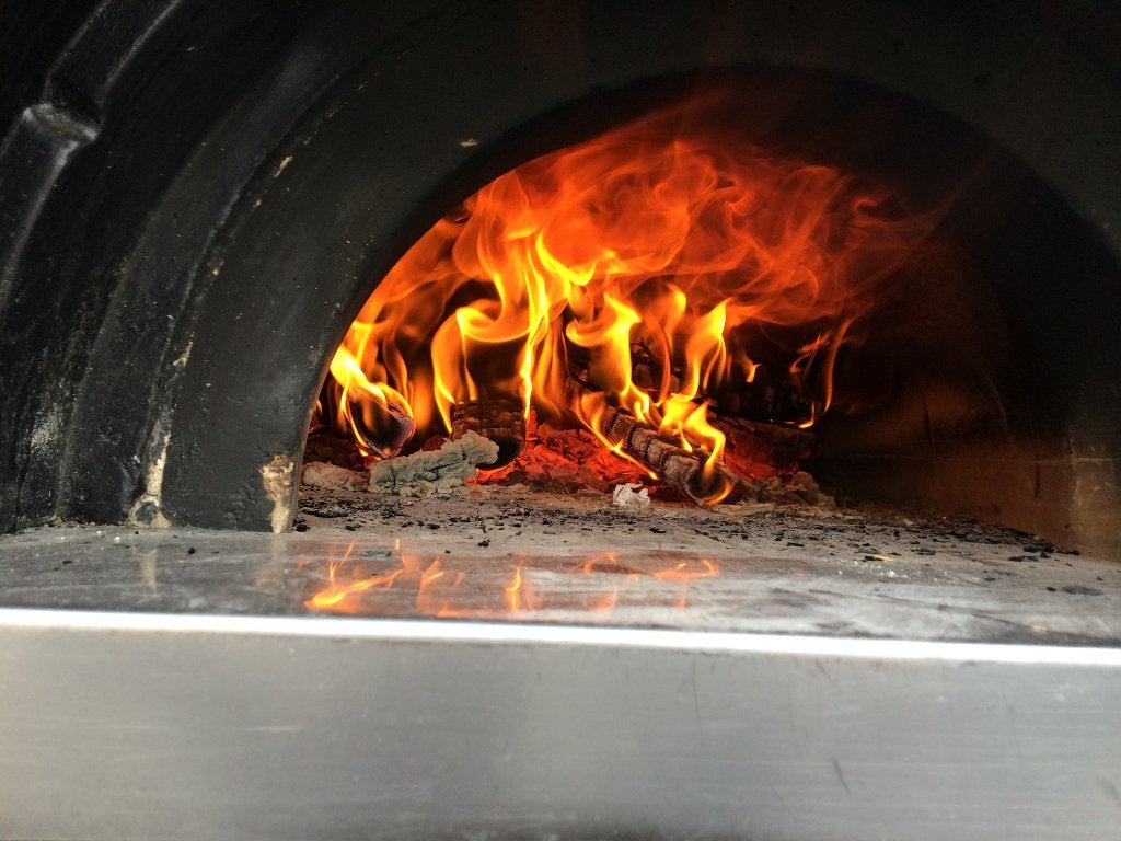 Pizza-oven HUREN, mobiele steenoven bakoven, Ophalen, Gebruikt