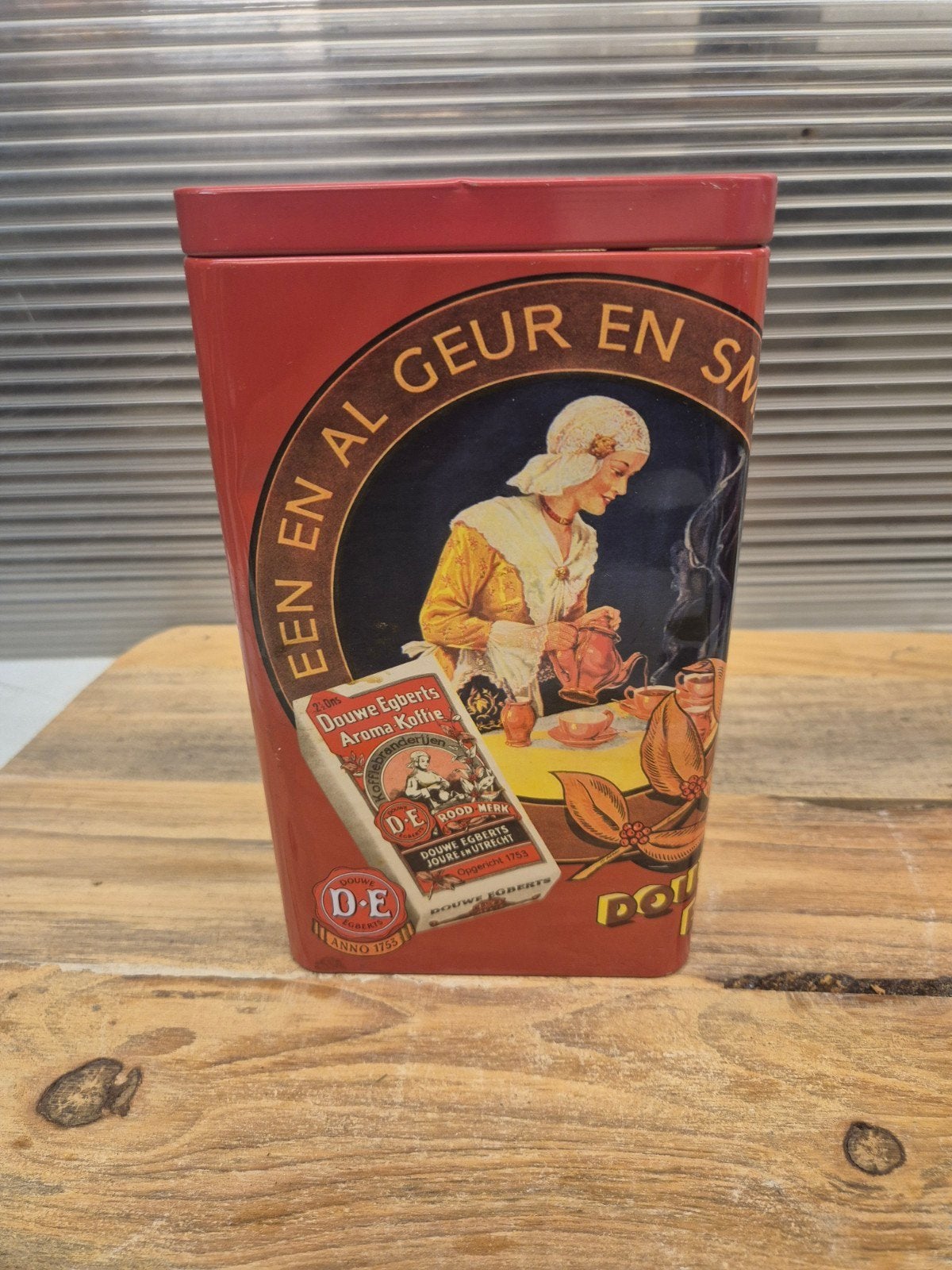 douwe egberts koffie blik, Verzamelen, Ophalen of Verzenden, Gebruikt, Koffie, Douwe Egberts