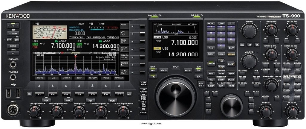 KENWOOD TS-990 S + 2 x SP-990 [  RUIL OF INRUIL KAN ], Telecommunicatie, Zenders en Ontvangers, Ophalen, Zo goed als nieuw, Zender en Ontvanger