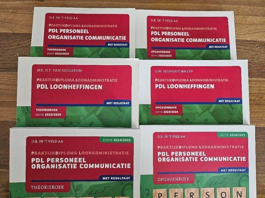 PDL 2023/2024 Loonheffingen, Arbeidsrecht en POC, Diverse auteurs, Ophalen of Verzenden, Zo goed als nieuw, MBO