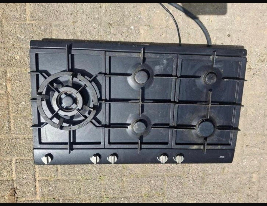 Atag 5 pits gasstel met wokbrander, Ophalen, Inbouw, Gas, 5 kookzones of meer
