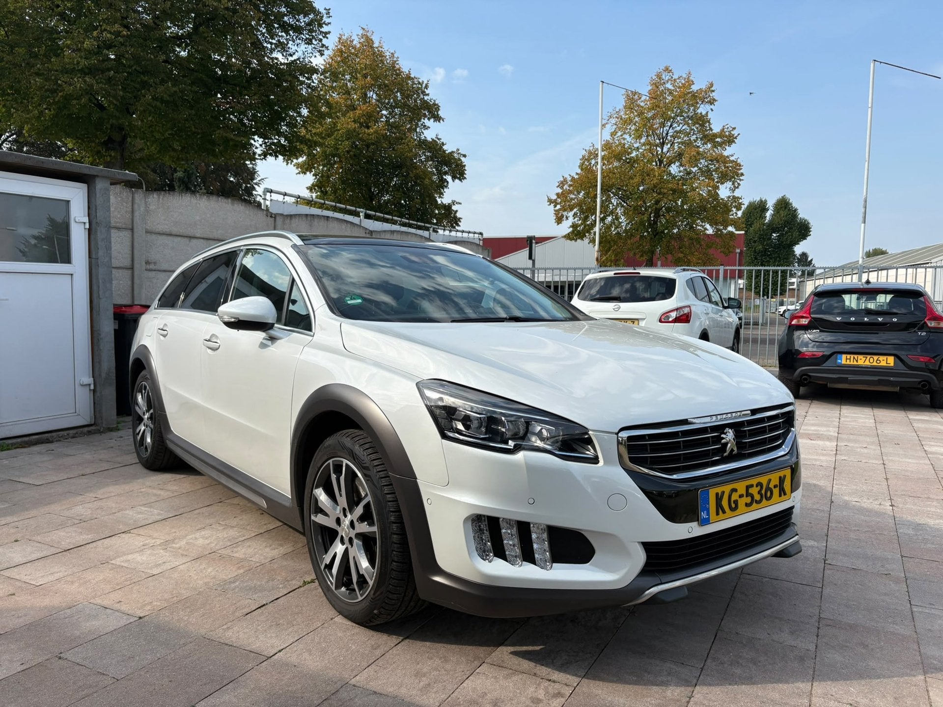Peugeot 508 RXH 2.0 HDi HYbrid4|Panorama|AWD|Nieuwe distribu, Auto's, Automaat, Gebruikt, Verwarmde buitenspiegels, Leder