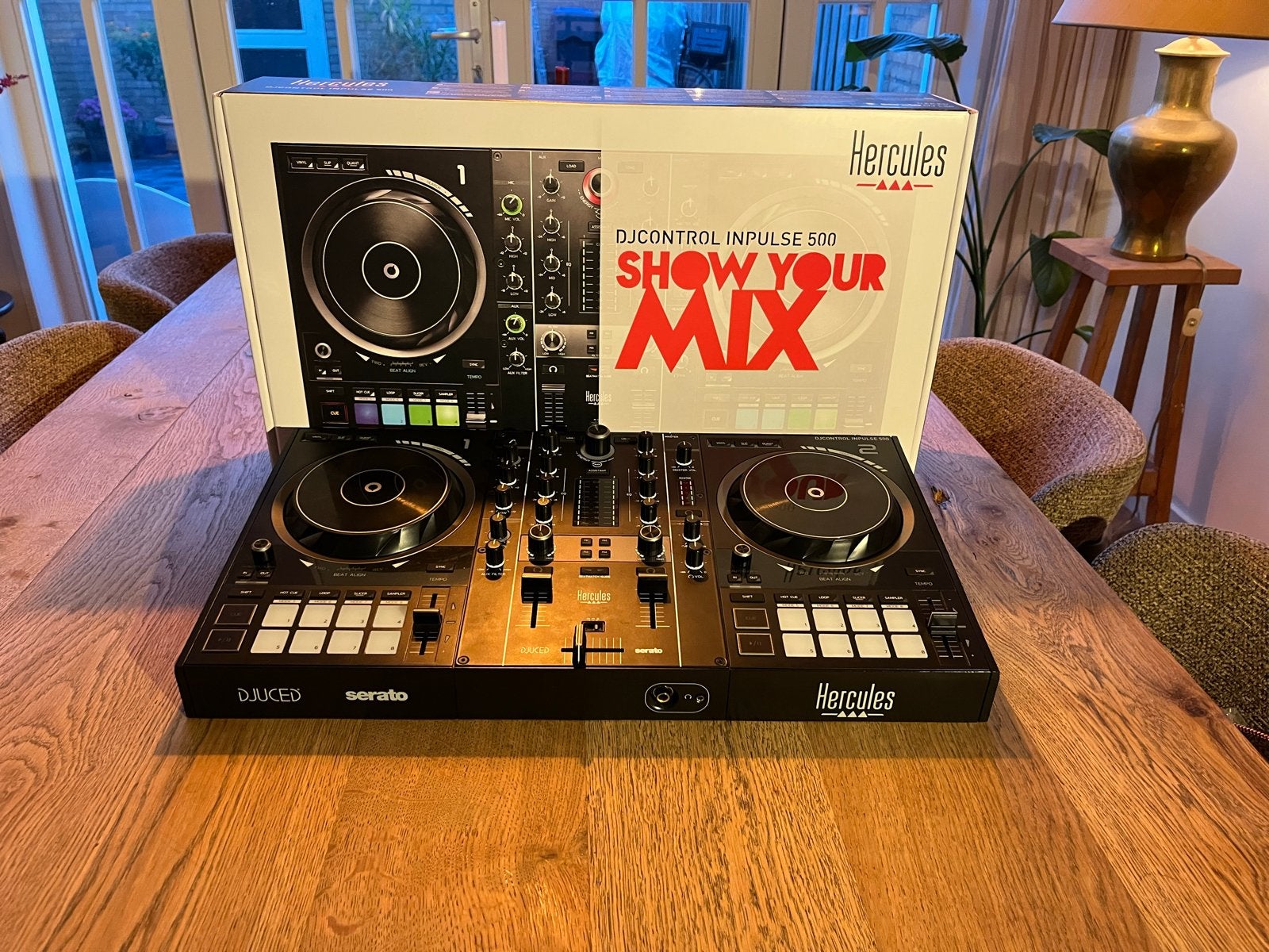 Hercules DJControl Inpulse 500 DJ-controller, Ophalen of Verzenden, Zo goed als nieuw, Dj-set, Overige merken