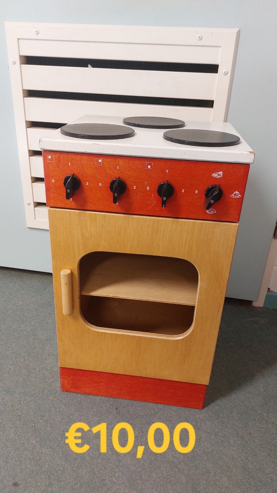 Speelgoedfornuis, Ophalen, Gebruikt, Hout, Speelkeuken