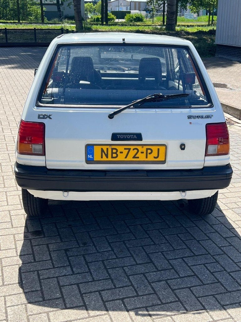 Topstaat! Toyota Starlet 1.0 DX 3-DRS 1985 Wit 5-BAK, foto 8