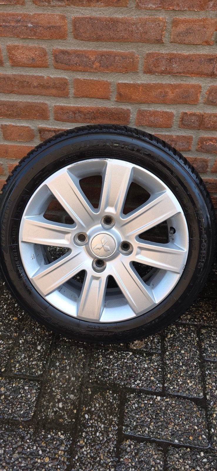 Mitsubischi colt velgen steekmaat 4x114.3, Ophalen, Gebruikt, 15 inch, Banden en Velgen