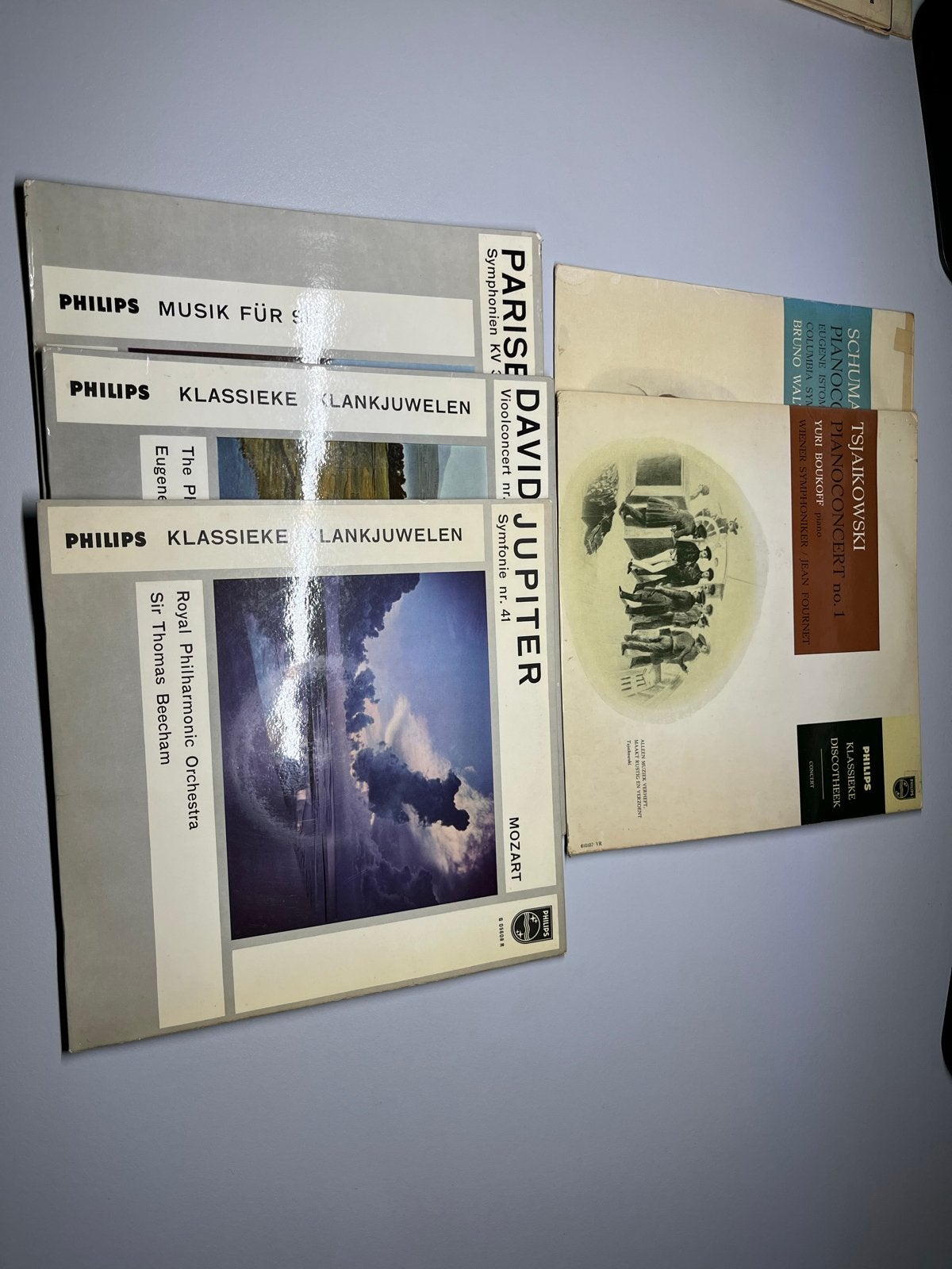 Philips Klassieke Klankjuwelen LP's - Mozart, Schumann, Tsja, Gebruikt, Mozart, Ophalen of Verzenden, Classicisme