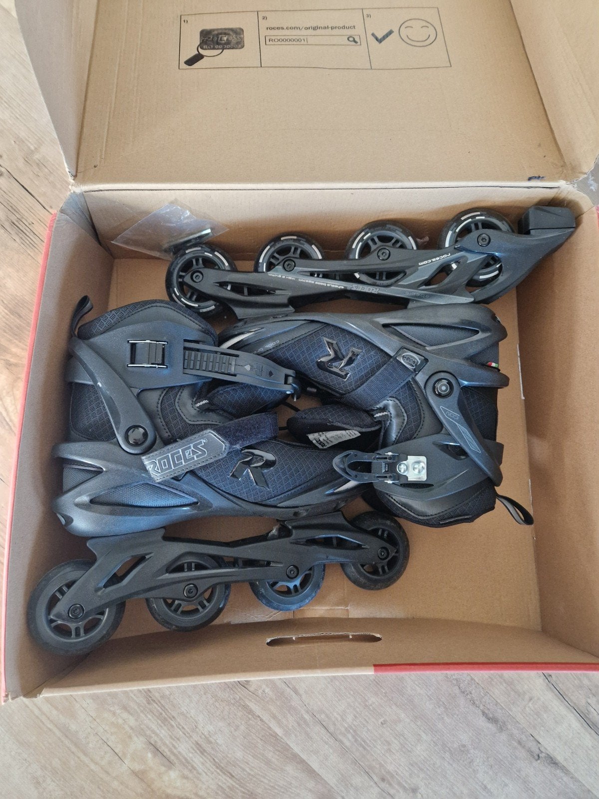 Roces Icon Inline Skates Maat 44 met Nijdam Beschermset L, Overige typen, Nieuw, Ophalen, Overige merken