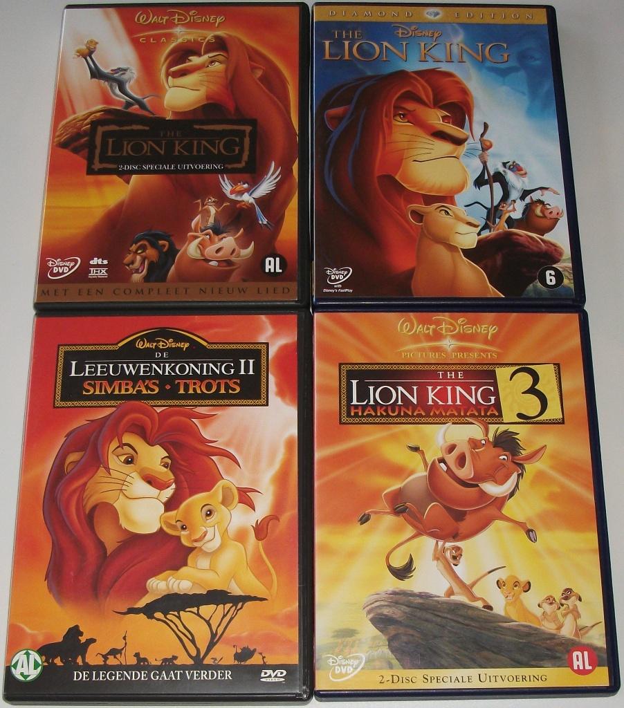 Dvd *** LION KING *** Walt Disney Complete Trilogie, Tekenfilm, Boxset, Ophalen of Verzenden, Zo goed als nieuw