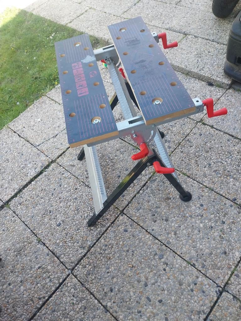 Workmate, Doe-het-zelf en Verbouw, Werkbanken, Ophalen, Gebruikt, Minder dan 70 cm, Inklapbaar
