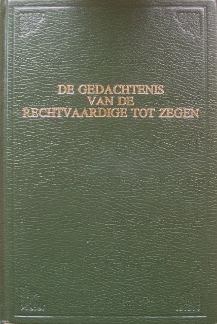 De gedachtenis van de rechtvaardige tot zegen, Ophalen of Verzenden, Gelezen, Ds. L. Rijksen, Christendom | Protestants
