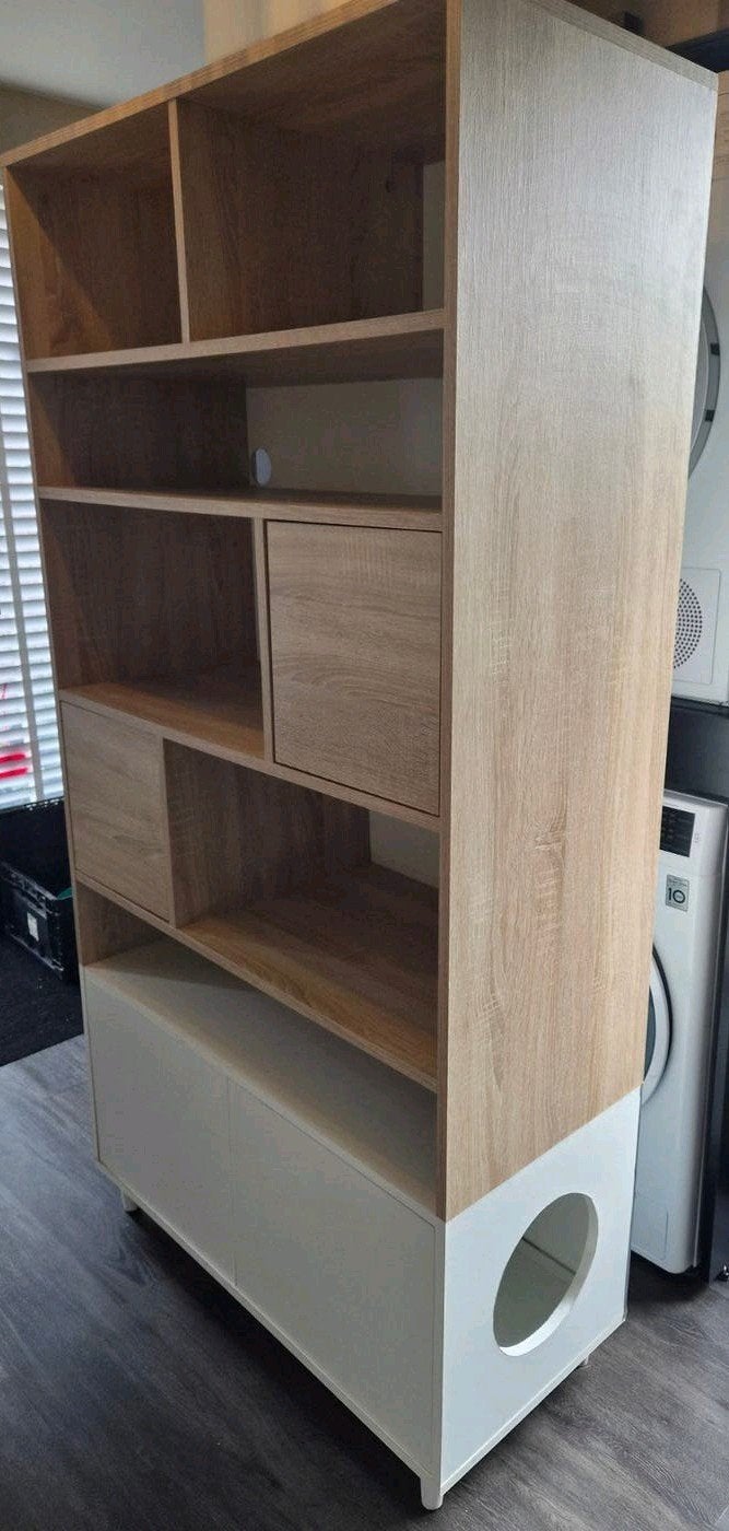 vakkenkast met kattenbakruimte - 175x90x40cm, Ophalen, Modern, functioneel, 50 tot 100 cm, 150 tot 200 cm