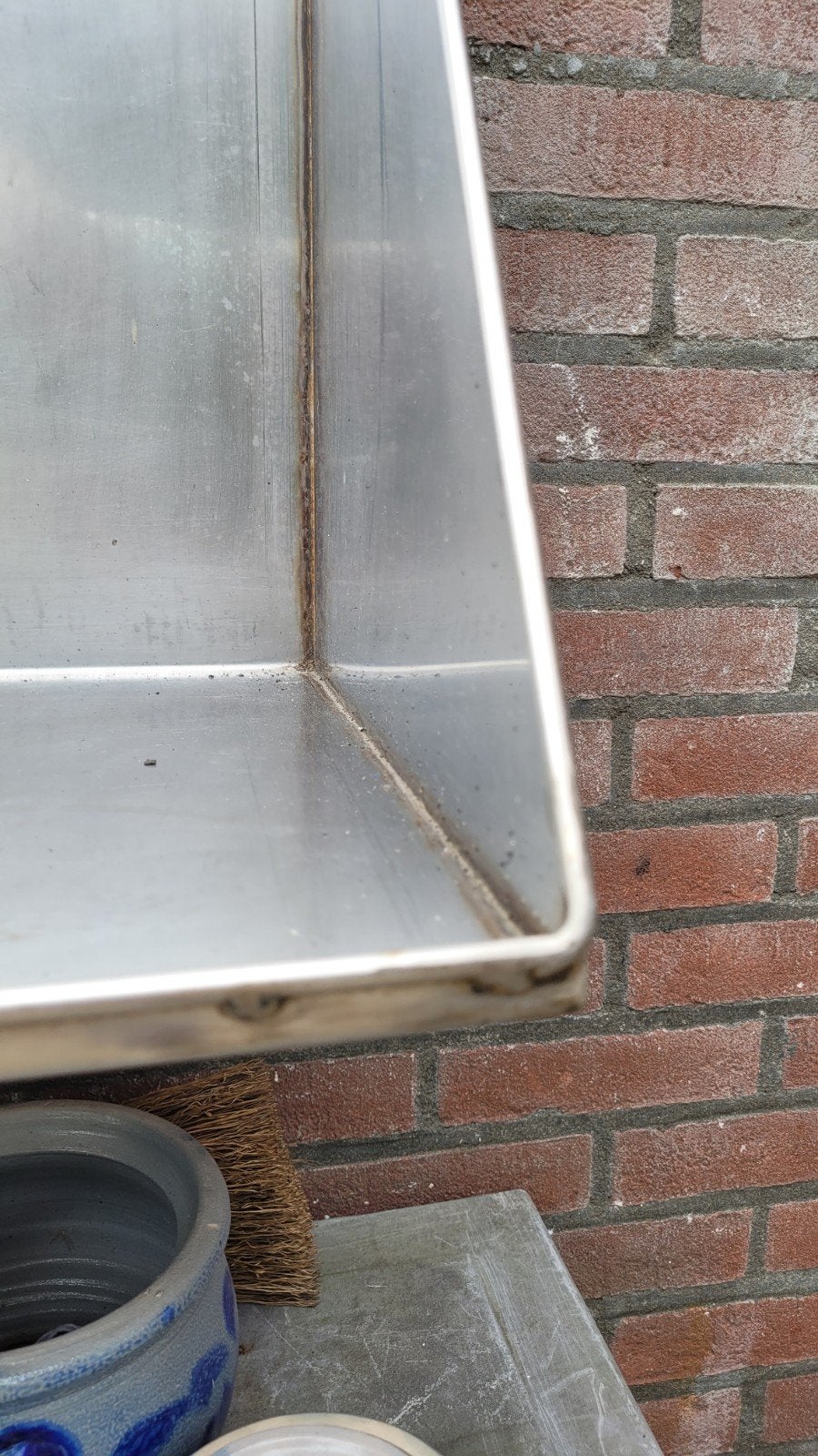 Roestvrij Stalen RVS. Barbeque & Visbak Plaats, Tuin en Terras, Ophalen