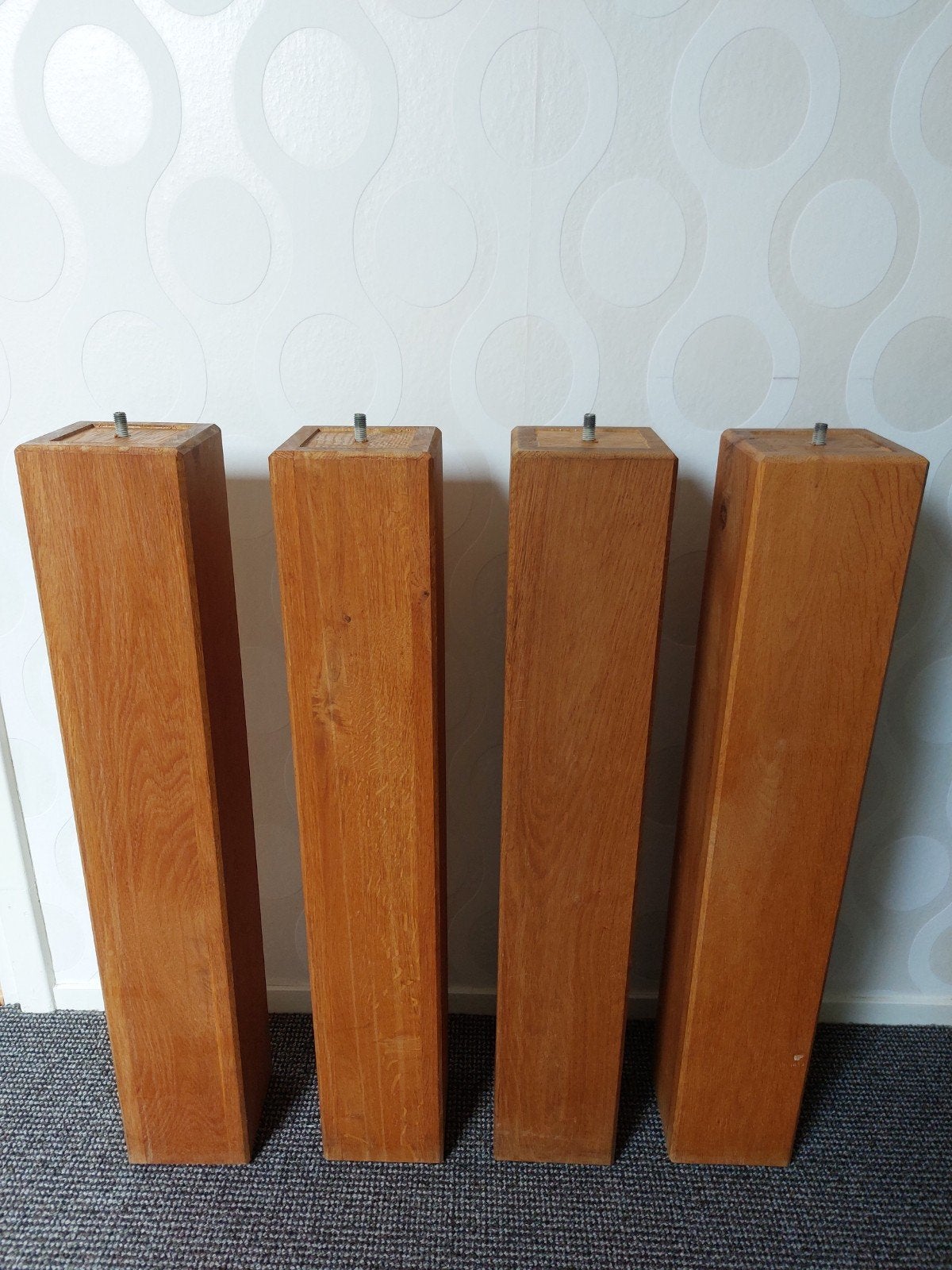 Eiken Tafelpoten, Ophalen, Tafelpoot, 50 tot 100 cm, 50 tot 100 cm