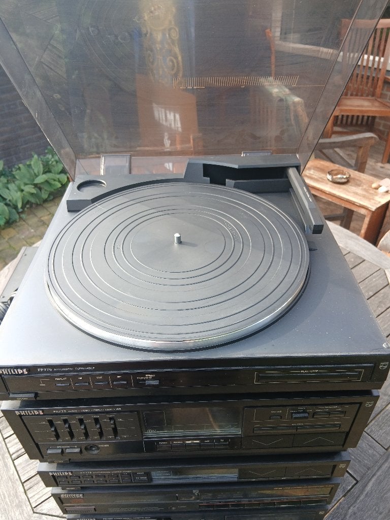 Stereo apparatuur, Ophalen, Philips, Gebruikt, Cassettedeck