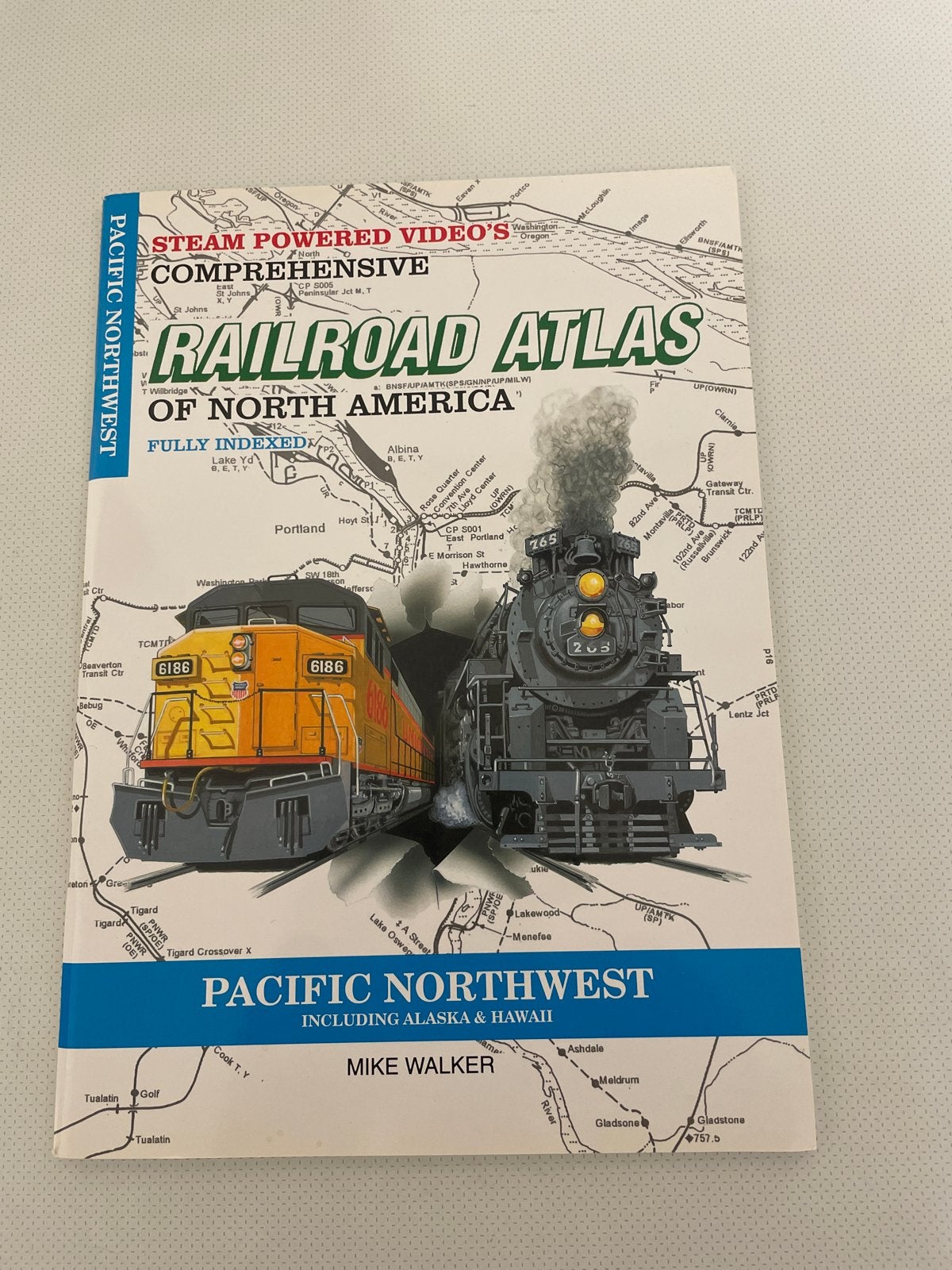 Railroad Atlas of North America - Pacific Northwest, Boeken, Overige atlassen, Overige gebieden, Ophalen of Verzenden, Zo goed als nieuw