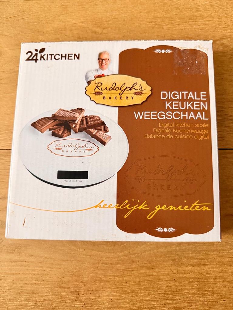 Rudolph's Digitale Keukenweegschaal - Max 5kg, Minder dan 10 kg, Keukenweegschaal, Nieuw, Ophalen of Verzenden