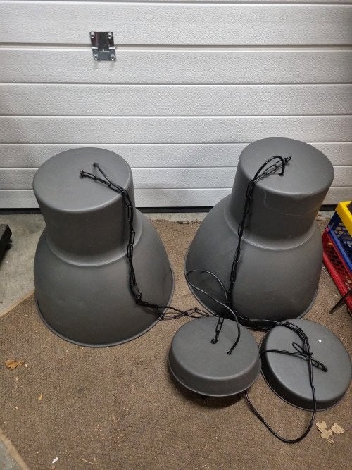 hanglampen industrieel ikea hektar 47cm, Ophalen of Verzenden, 'T Olde Gre-j, Info@toldegrej.nl, Endepoelstraat 20f Didam