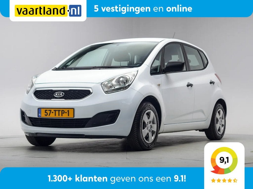 Kia Venga VENGA 1.4 CVVT X-tra [ Airco Trekhaak Radio ], Auto's, Gebruikt, 4 cilinders, 1396 cc, 1153 kg