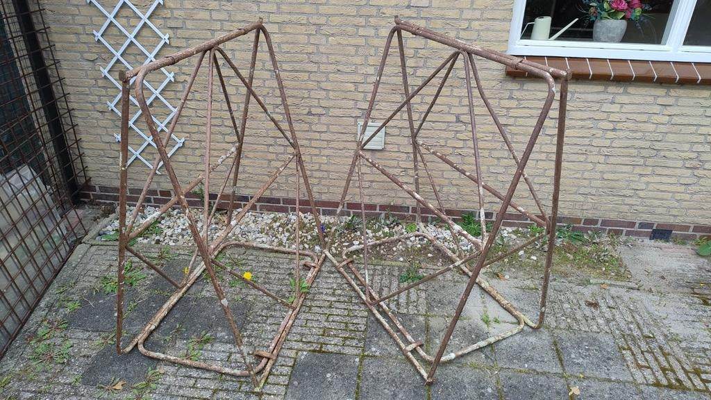 Metselschragen 130 cm hoog, 2 stuks, Ophalen, Gebruikt, Overige typen, Minder dan 2 meter
